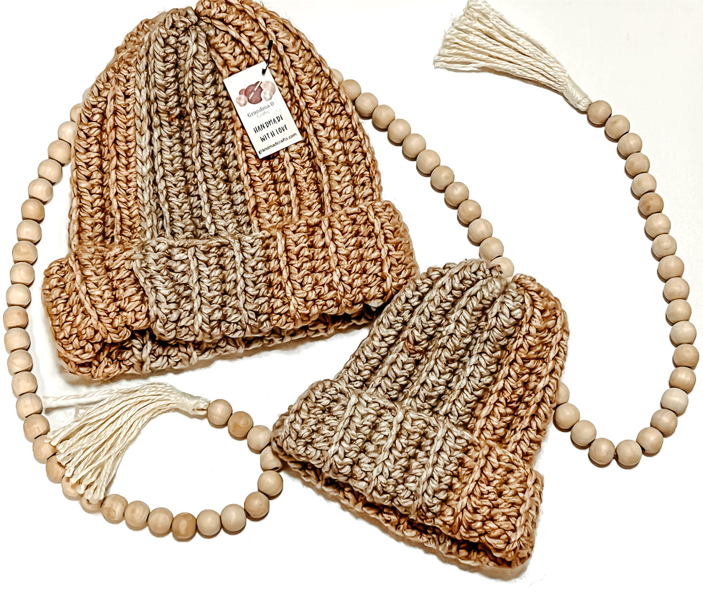 Mama/ Mini Hat- Greige