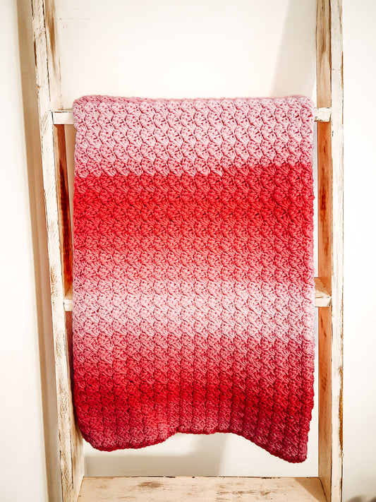 Crochet Blanket- Pink Ombré