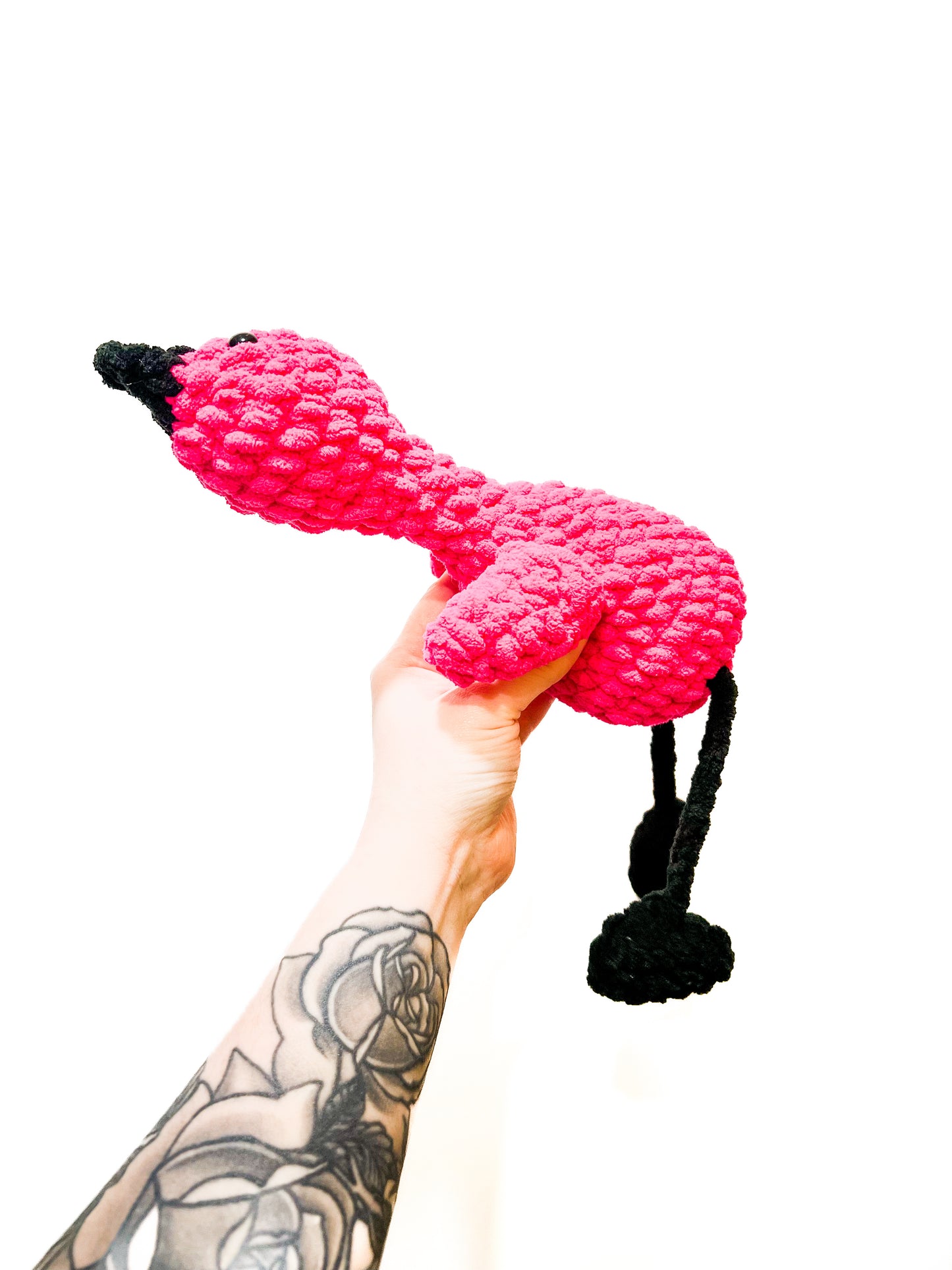 Stuffie- Floppy Flamingo