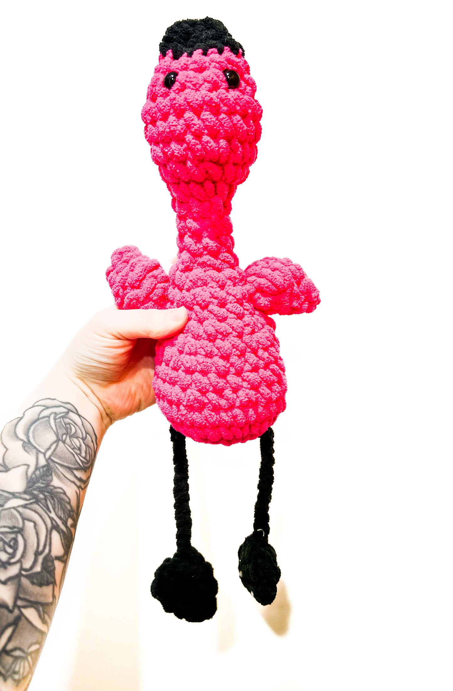 Stuffie- Floppy Flamingo