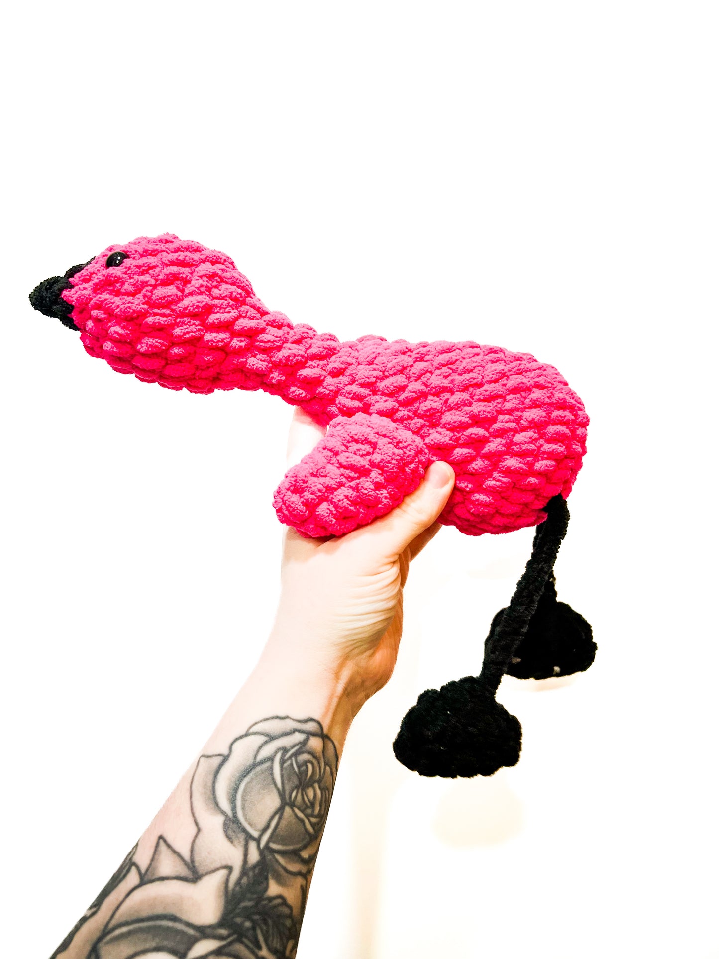 Stuffie- Floppy Flamingo