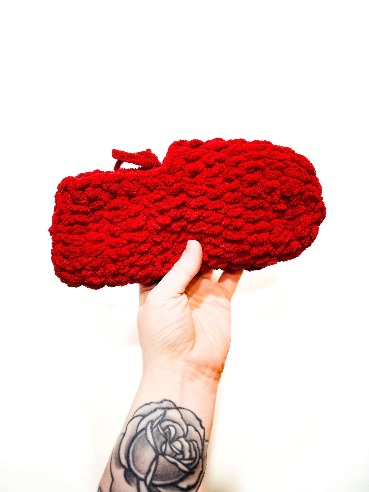 Soft Crochet Slippers -Small (multiple colors available)